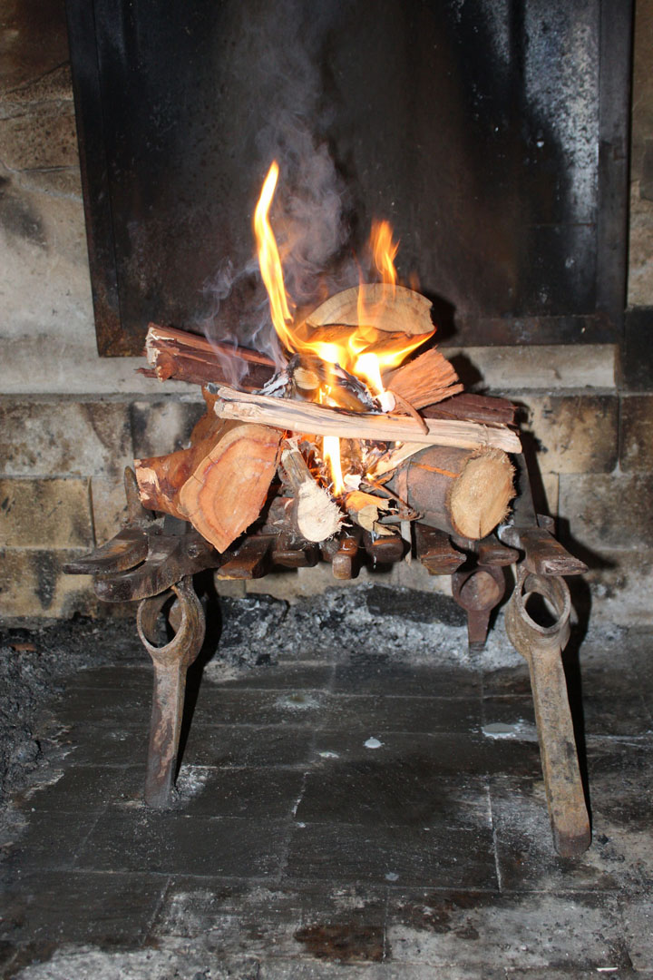 Pickaxe Fireplace Log Burner