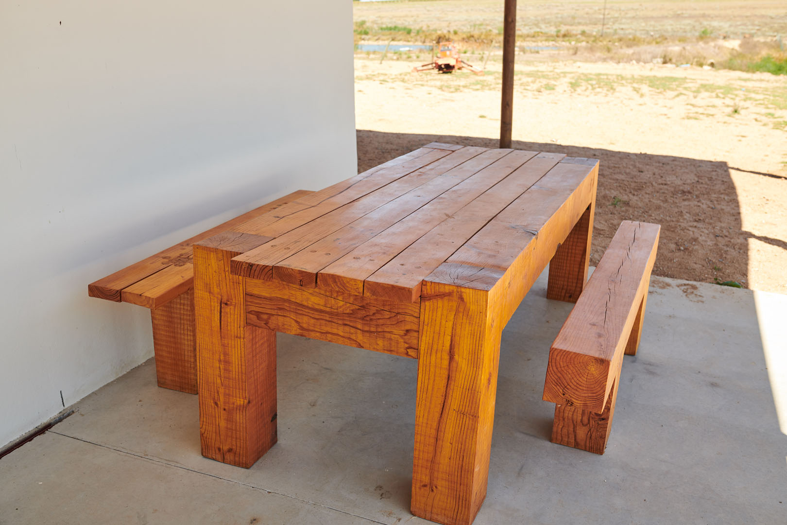 Table and Benches 1